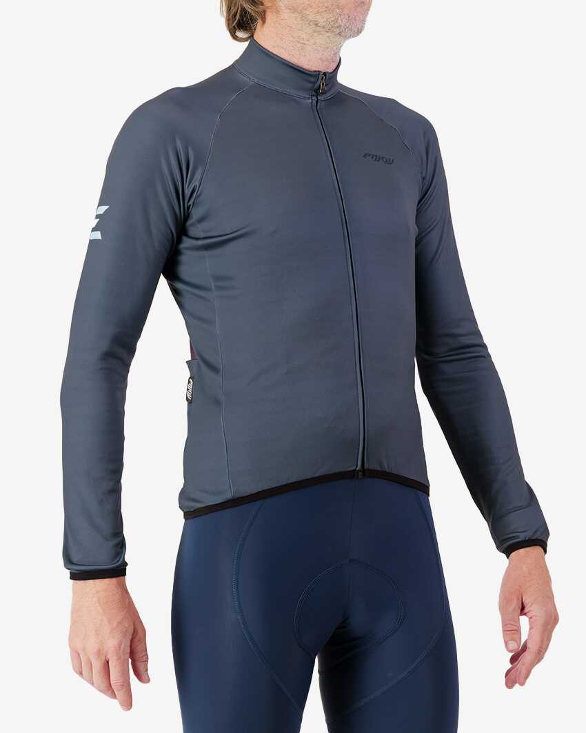 ウェア  Men's Training Thermal LS Jersey Men's LS Cycling Jersey | Thermal | Training | Slate | Enjoy.cc